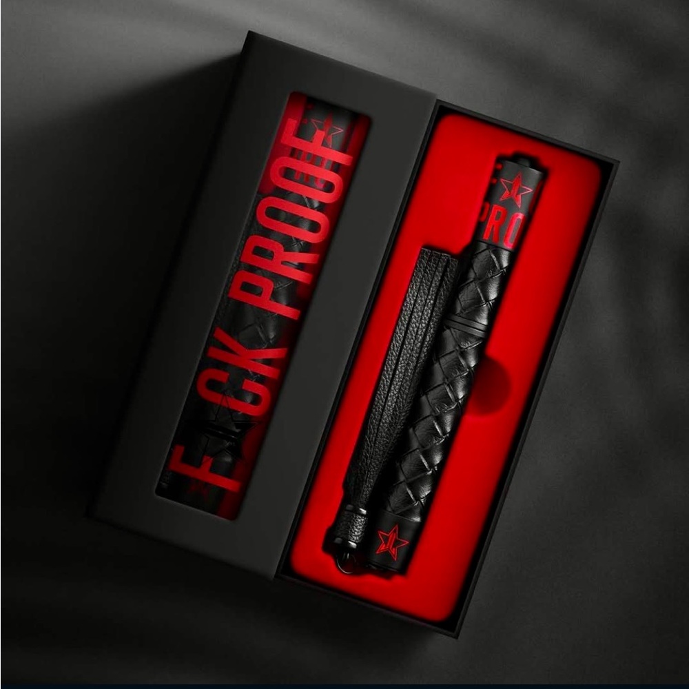 Jeffree Star | F**k Proof Mascara Black | NiB leather whip tube design kinky fun - Picture 9 of 16